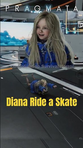 Diana Ride a Skateboard - PRAGMATA REM Gameplay Walkthrough #Pragmata #Gaming #PRAGMATAMoonBytes