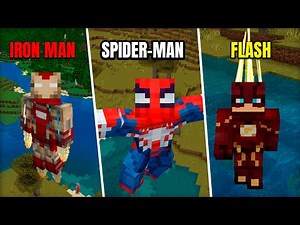 SUPERHEROES de MARVEL en MINECRAFT PE 1.20 - ADDON para MINECRAFT BEDROCK - MOD MCPE