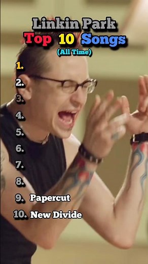 🎸 Top 10 Linkin Park Songs EVER! 🖤 Chester's Greatest Masterpieces.
