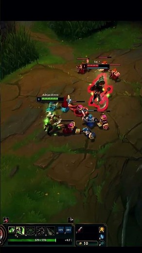 Adrian Riven level 1 vs Darius