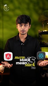 56K views · 34 reactions | MERN or MEAN? Which one’s your stack? Watch now to know which tech giant has the edge and why developers are picking sides! Type “STACK” in the comments to get the complete roadmap PDF! #mernstack #meanstack #react #angular #errormakesclever | Error Makes Clever | Facebook