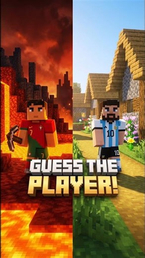 Can You Guess These 6 Legends? Football x Minecraft Quiz! #minecraftlegends #minecraftcommands