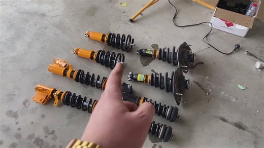 Cheap coilovers vs mid range coilovers - XYZ vs MaxPeedingRods