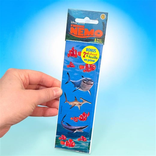 DISNEY PIXAR Finding Nemo STICKERS Sandylion - New Old Stock One Strip, Vintage 2000's. Sealed Stickers. - Etsy