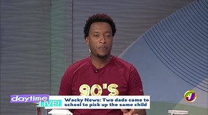 5.7K views · 38 reactions | In today’s Wacky News, two men came to pick up from school a 5-year-old girl, each thinking that they were the father, according to a TikToker. Sheena Jackson, who said she works at the front office of an undisclosed school, recounted in a series of videos how the men had both been listed as the young girl’s emergency contact and arrived at the school at the same time to take the child home. #TVJDaytimeLive #TVJDTL | Television Jamaica | Facebook