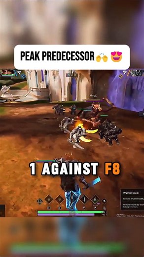 1vs8 😭 predecessor game 🎮🎮 play #predecessor #shorts