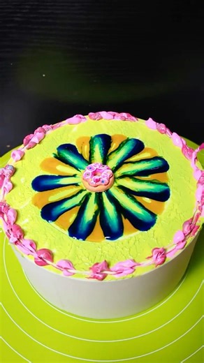 Wonderful technique for decorating cakes😱#cakeideas