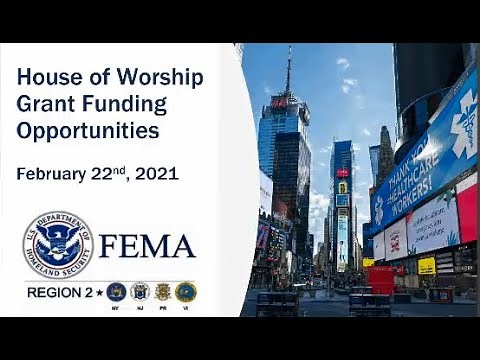 House of Worship Grant Funding Opportunities