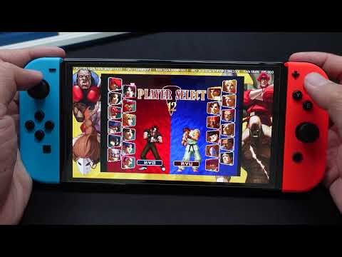 SNK vs Capcom: SVC Chaos Gameplay On Nintendo Switch Oled
