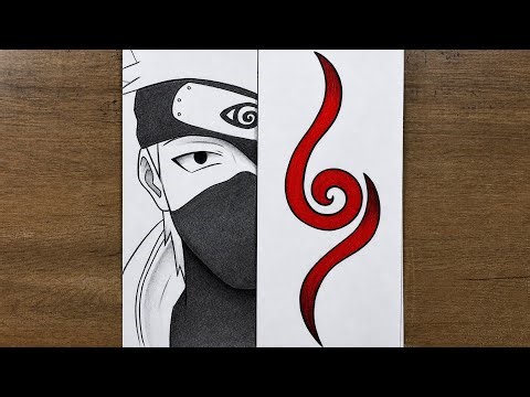 Kakashi Drawing Tutorial (Easy for Beginners)