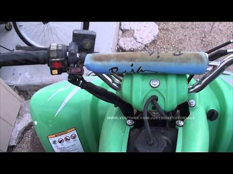 bypassing the push button starter on an atv