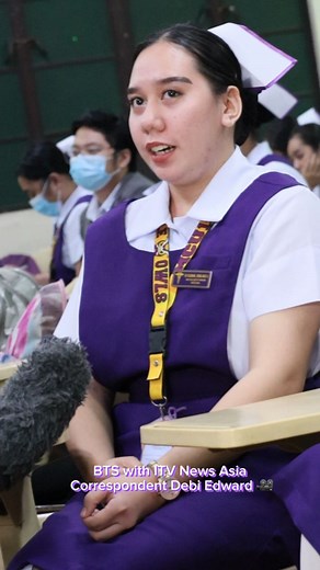 34 reactions | Get an exclusive look behind the scenes of a news report aired in the United Kingdom as ITV News Asia Correspondent Debi Edward sits down with our very own Dean Melvin Miranda, National President of the Philippine Nurses Association, and students from MCU-College of Nursing, to bring you an in-depth report on the current state of nursing in the Philippines. #ManilaCentralUniversity #ProudCentralino #ExcellenceWithMCU | Manila Central University | Facebook