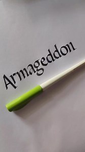 4.3K views · 74 reactions | How to write in Italic Script Armageddon #viralreels #reelsfb #lonecalligraphy #reelschallenge #callivember #reelsviralシ #satisfyingvideo #satisfyingvideos #calligraphy #art | Lone Calligraphy | Facebook