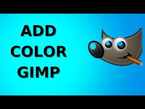 How To Add Color In Gimp