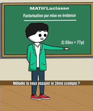 La factorisation par mise en évidence partie 2 ‪@gamianimations‬
