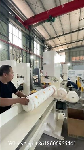 Semi Automatic Toilet Roll & Kitchen Towel Cutting Machine | Easy Operation #tissuemachine