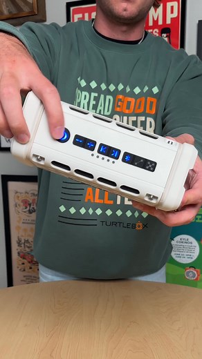 The speaker on everyone’s wishlist. Give the gift of Turtlebox this holiday season — rugged, waterproof, premium sound. | Turtlebox