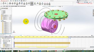 用SolidWorks跟踪路径生成的凸轮动画_哔哩哔哩_bilibili