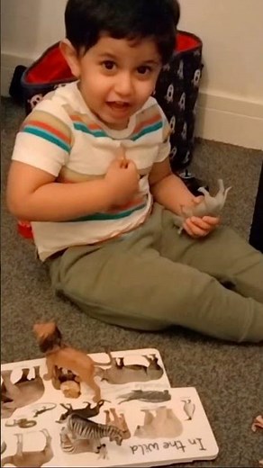 Toddler Play "Animal Match Up", learn Animals #Shorts