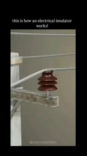suresh kumar choudhary | It's an animation of a pin-type electrical insulator, which is a critical component used to support power lines while keeping high-voltage... | Instagram