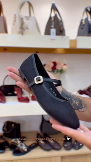 Escape | Shoes & Bags on Instagram: "✨ Who says elegance needs heels? This beige beauty is here to prove that style can be soft, simple, and seriously stunning! Featuring a textured fabric, golden buckle, and timeless shape — it’s the perfect match for your everyday look. From office days to sunny strolls, this pair keeps you comfy without compromising on class. 💫 Pair it with jeans, dresses, or summer sets… and let your outfit do the talking. 💃 Now available exclusively at Escape Shoes & Bags