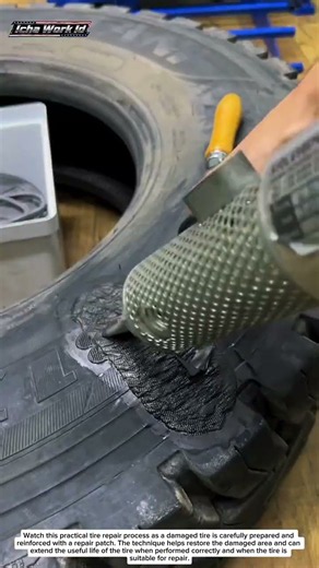 How a Tire Repair Patch Restores a Damaged Tire | Smart Repair Technique