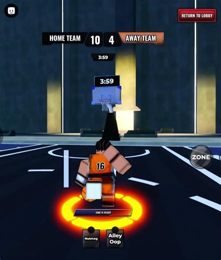 Cold dunk🤣 #roblox #basketballzero