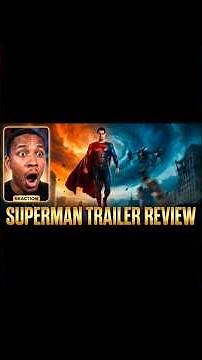 Superman Trailer Review 🔥 DC’s Biggest Comeback? New Superman Explained#superman#trailer#moviereview
