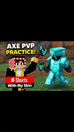 Axe pvp practice in mojo launcher #minecraft #gaming