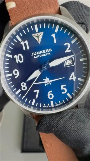 Junkers Flieger Automático 9.58.01.01 — Piloto Alemán 🇩🇪💙⚙️ | Relojes24