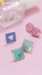 293K views · 241 shares | DIY Resin Earrings with Nail Stamper via C CHANNEL Art&Study | C Channel | Facebook