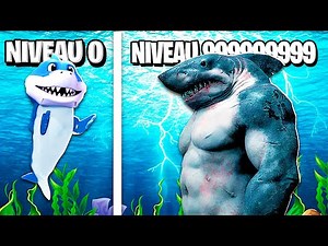 I'M BECOME A LEVEL 999,999,999 SHARK IN ROBLOX!