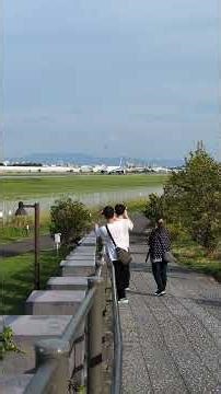 ANAボーイング787離陸