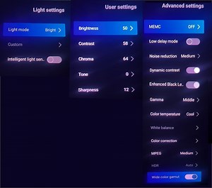 AWOL LTV-2500 & LTV-3500 Picture Settings?