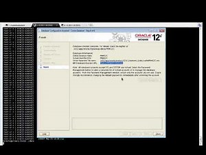 Oracle 12c New Database Creation