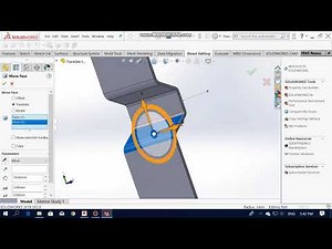 Move or Translate Face Feature on Solidworks