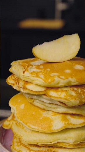 Perfekt Fluffige Apfelpfannkuchen 🍎 schnell und einfach