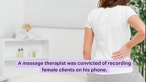Massage therapist caught recording female clients