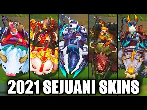 All Sejuani Skins Spotlight 2021 (League of Legends)