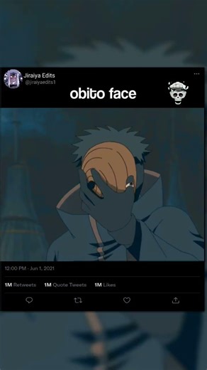 obito's face reveal 💀-naruto malayalam