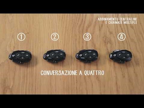Interphone Tutorial 6: Abbinamento e Chiamata fino a 4 unità - Interphone Sport