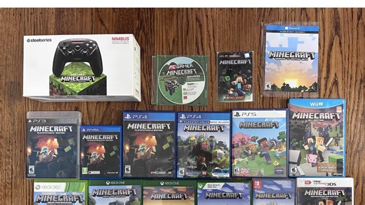 Minecraft fan showcases collection of every Minecraft Edition released so far