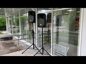 Звучание акустической системы Behringer B112D