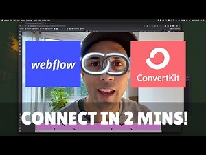 ConvertKit and Webflow Integration in 2 Minutes