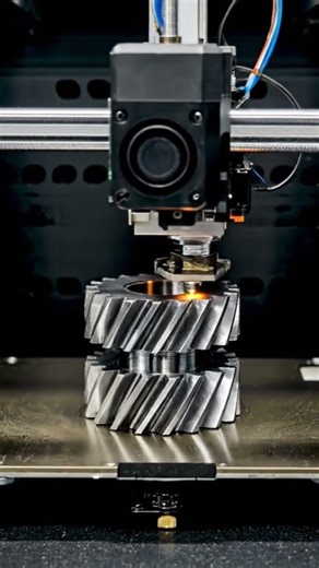 Laser processing of herringbone gear