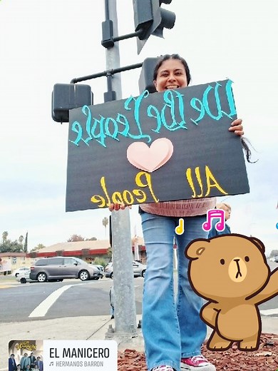 We the People of California  All People......me encantó mi nuevo cartel para la reunion por la Democracia de hoy en Modesto ☺️ | Angelita González | Facebook