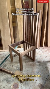 120K views · 1.2K reactions | Wooden chairs Making 晴 #woodworker #woodworking #woodwork #woodenfurniture #woodenchair #chair #chairchallenge #furniturestore #furnituresale | Jyotirmoy Garments & Furniture | Facebook