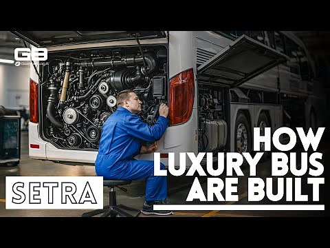 Inside the Setra Bus Factory - How Luxury Coaches Are Built
