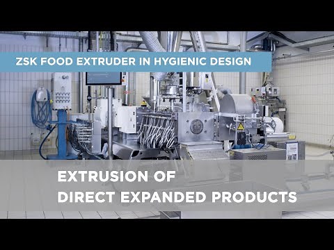 Coperion ZSK Food Extruder for Direct Expanded Products such as TVP
