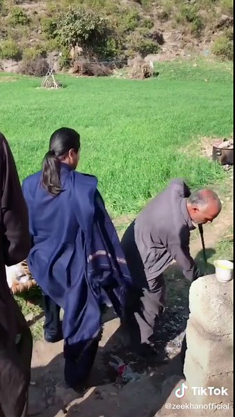 Traditional Village Food Preparation for Rasm e Qul Ceremony
